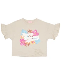 Tommy Bahama Girls 3 Piece Grpahic T-Shirt, Tank Top and Shorts Summer Set