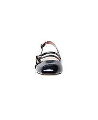 Linea Paolo Cassian | Low Block Heel Double Strap Mary Jane Slingback