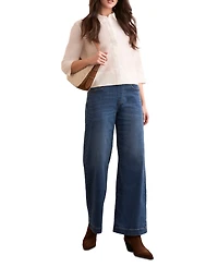 Tribal Women's Audrey Boundless Stretch Denim Pull-On Flare Jeans