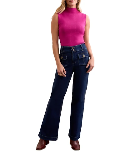Tribal Women's Brooke Comfort Stretch High Rise Jeans