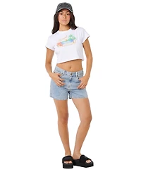 Rip Curl Women's Aloha Printed Baby Pull-On T-Shirt