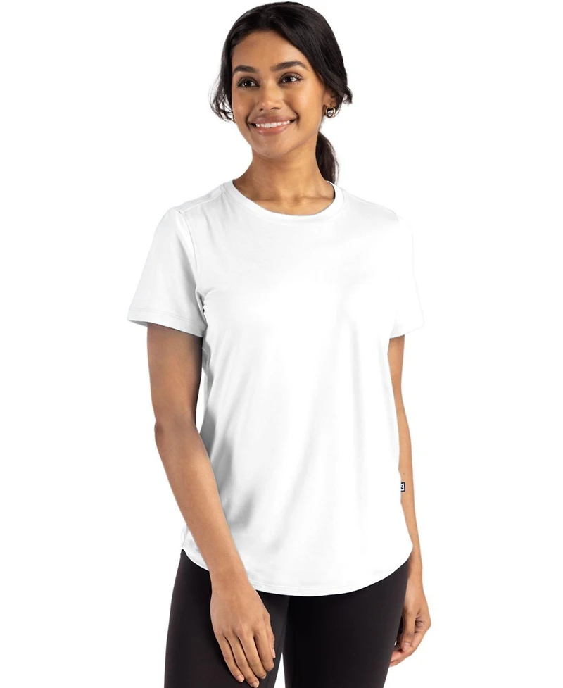 Cutter & Buck Women's Coastline Epic Comfort Recycled Short Sleeve Tee