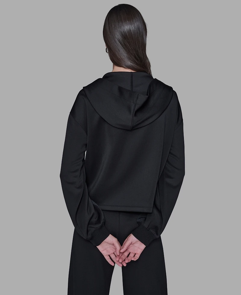 Karl Lagerfeld Paris Women's Logo Detail Jacket