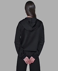 Karl Lagerfeld Paris Women's Logo Detail Jacket