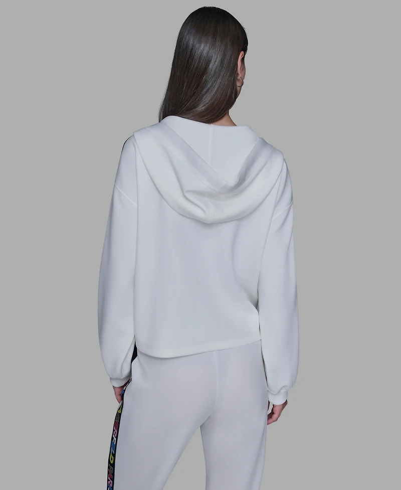 Karl Lagerfeld Paris Women's Logo Detail Jacket