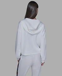 Karl Lagerfeld Paris Women's Logo Detail Jacket