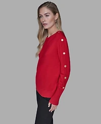 Karl Lagerfeld Paris Women's Crewneck Sweater