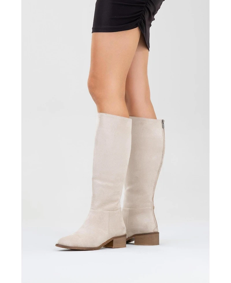 Prologue Shoes Svetlo Back Zip Knee High Boot (Women)
