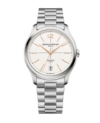 Baume & Mercier Men's Clifton 10793 Automatic Date Display Watch, 39mm