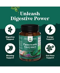 Pancreatic Enzymes Capsules, 60ct