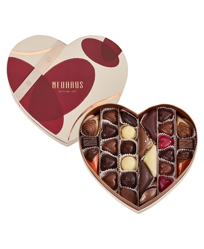 Neuhaus Valentine's Day Heart Medium Assorted Chocolate, 28-Pc.