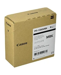 Canon 2x Pfi-1300 330ml Matte Black Pigment Ink Tank for Select imagePROGRAF PRO Series Large-Format Inkjet Printers