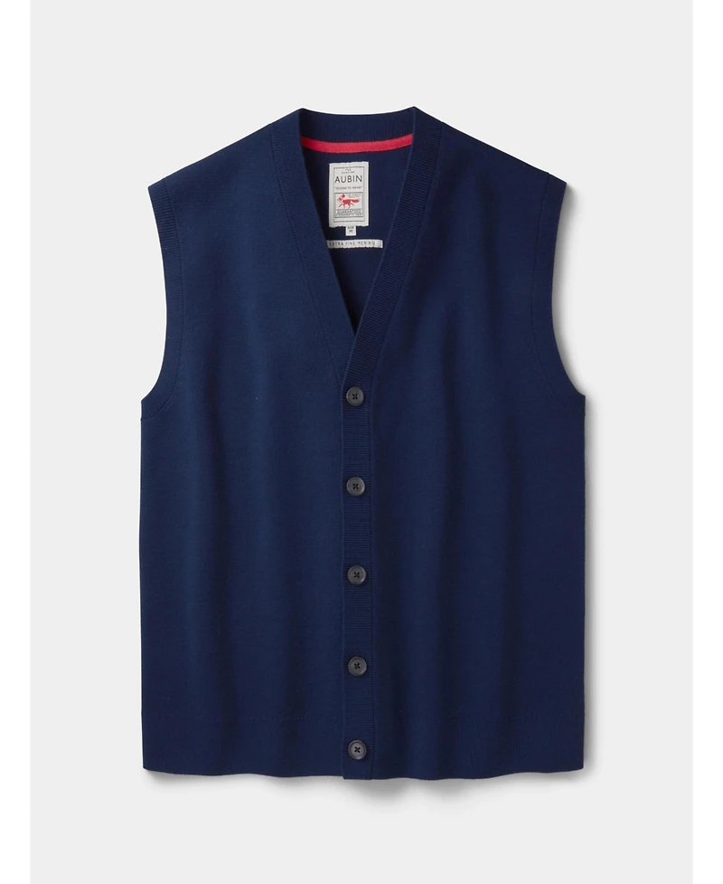 Aubin Men's Portman 100% Wool Waistcoat