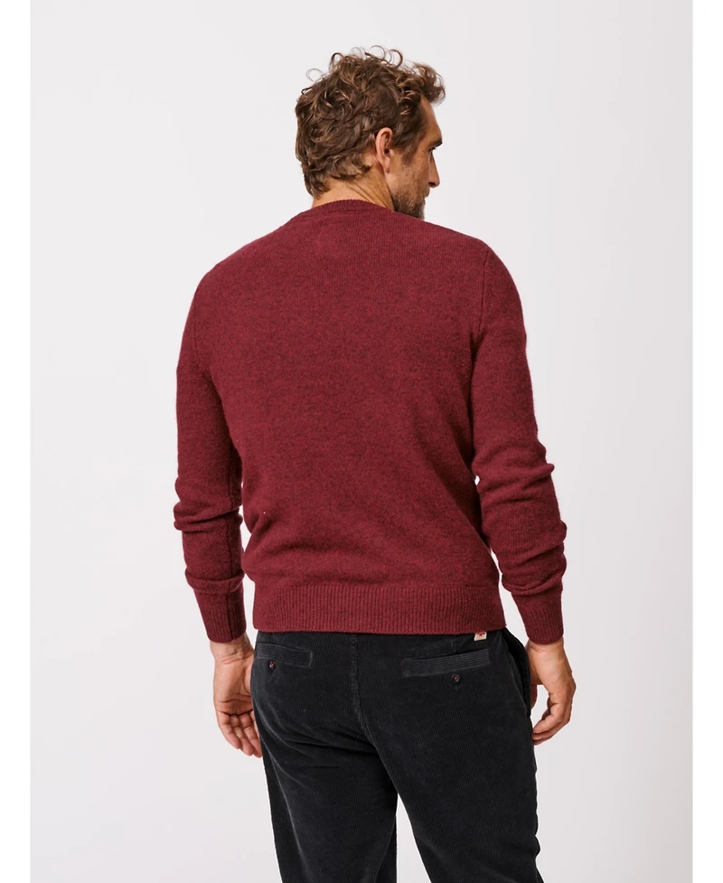 Aubin Men's Phillips Lambswool Crew Neck Sweater