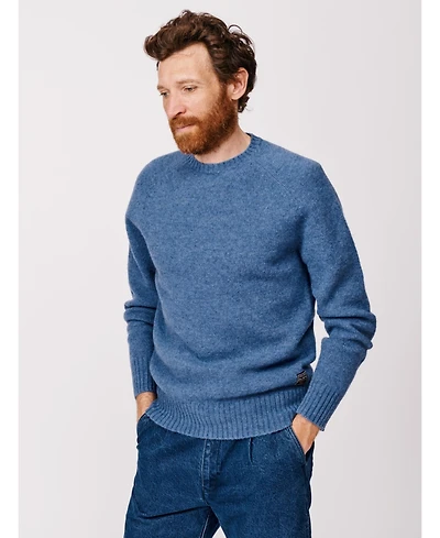 Aubin Men's Prestwick Shetland Crew Neck Sweater