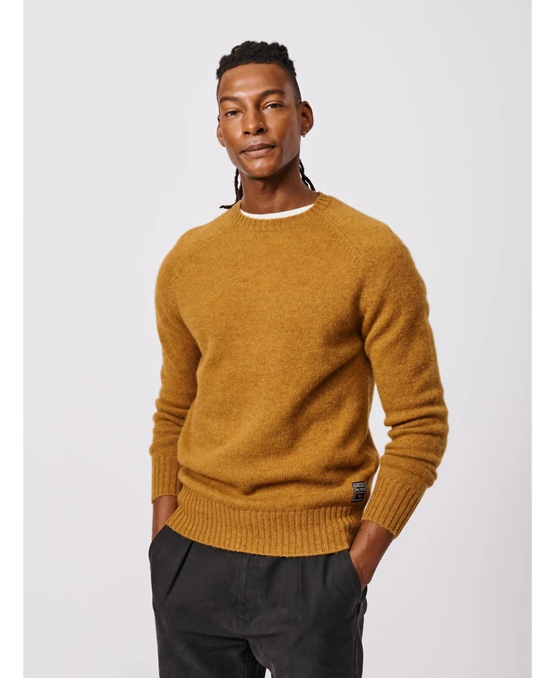 Aubin Men's Prestwick Shetland Crew Neck Sweater