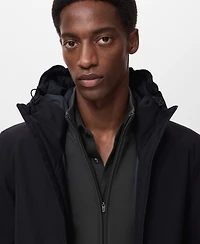 Mango Men's Thermolite Padding Water-Repellent Parka