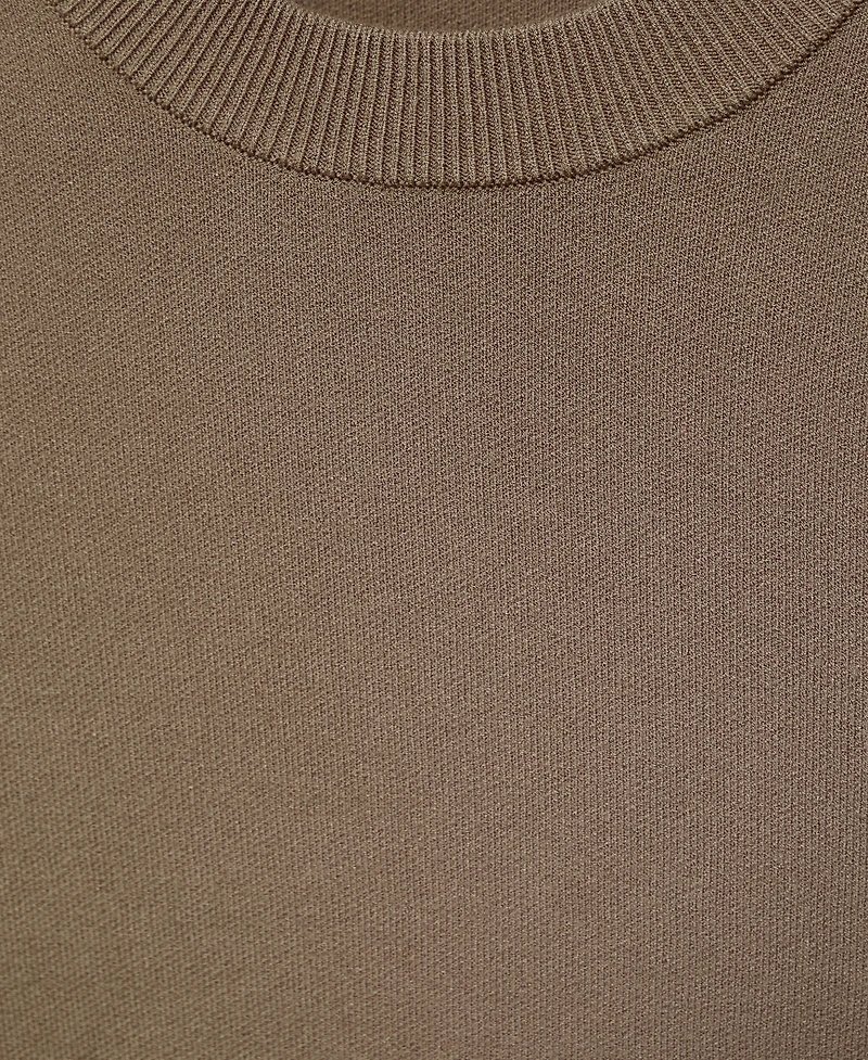 Mango Men's Medium-Knit Regular-Fit Sweater