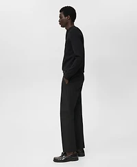 Mango Men's Zipped Knit Cardigan