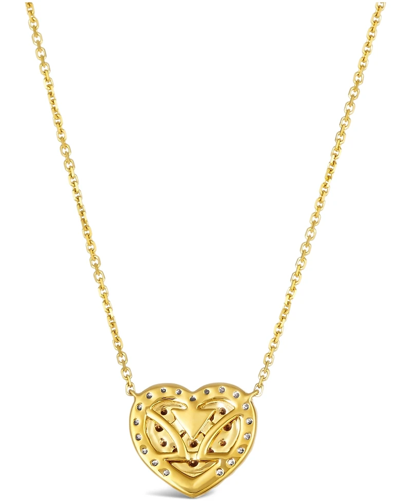Le Vian Chocolate Diamond (0.34 ct. t.w.) & Nude Diamond (0.30 ct ct. t.w.) Pendant Necklace in 14K Honey Gold
