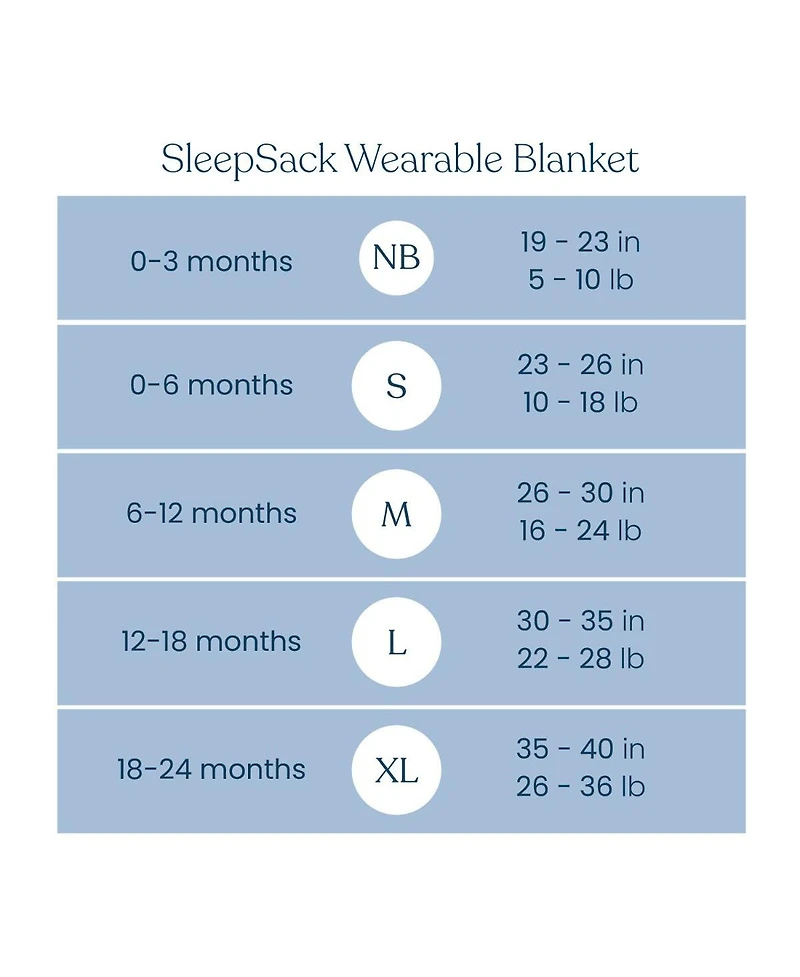 halo Baby SleepSack wearable blanket, 100% cotton