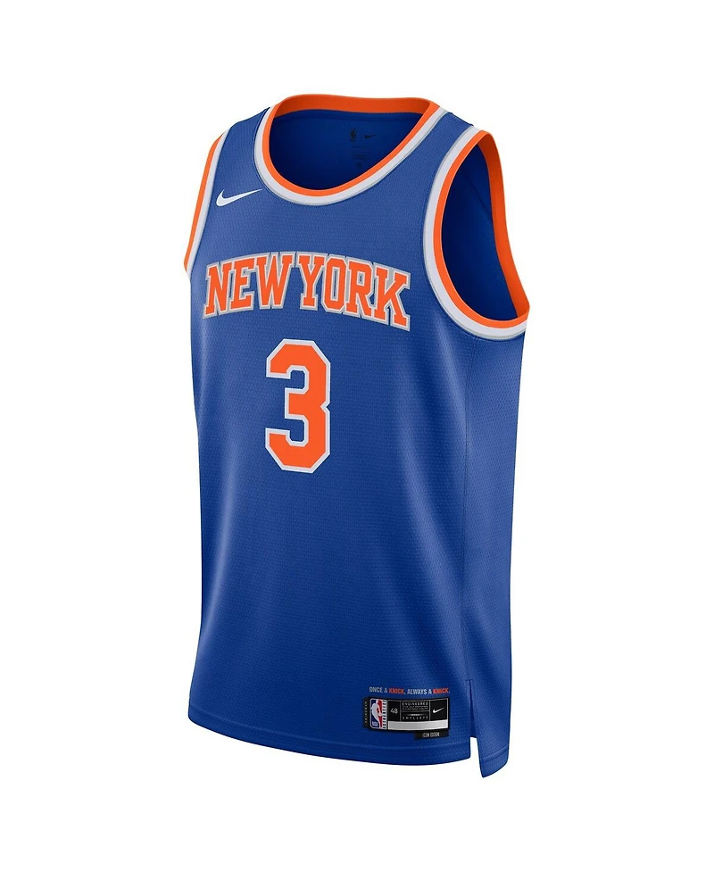 Nike Men's and Women's Josh Hart Blue New York Knicks Swingman Player Jersey - Icon Edition