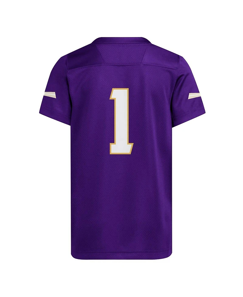 Adidas Big Boys and Girls 1 Purple Washington Huskies Replica Jersey