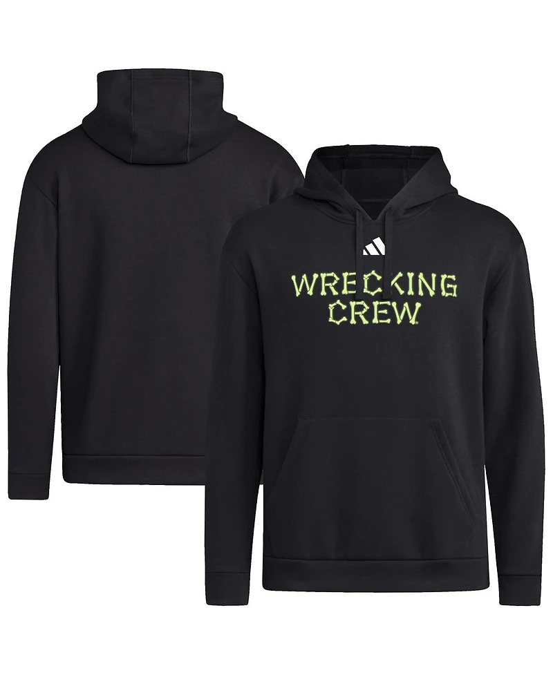 Adidas Men's Black Texas A M Aggies Glow Halloween Wrecking Crew Pullover Hoodie