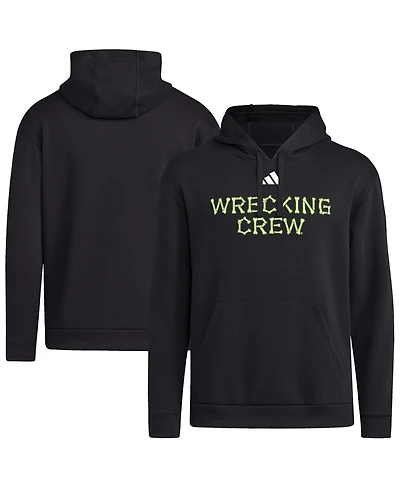 Adidas Men's Black Texas A M Aggies Glow Halloween Wrecking Crew Pullover Hoodie