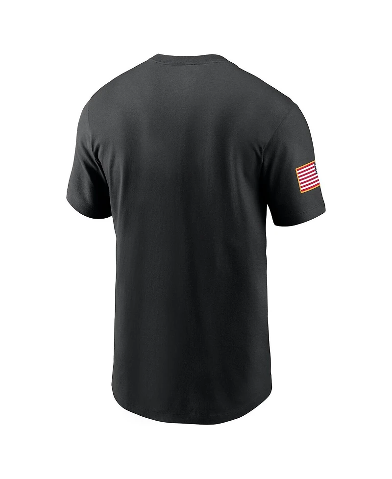 Nike Men's Black Ohio State Buckeyes 2025 Military Appreciation Dri-fit T-Shirt