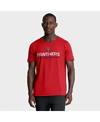 Fanatics Men's Red Florida Panthers Authentic Pro Rink Tech T-Shirt