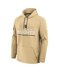 Fanatics Men's Gray Vegas Golden Knights Authentic Pro Rink Hoodie