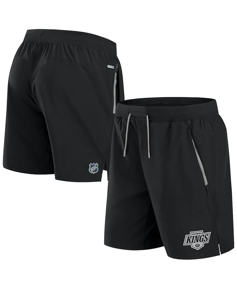 Fanatics Men's Black Los Angeles Kings Authentic Pro Rink Performance Shorts