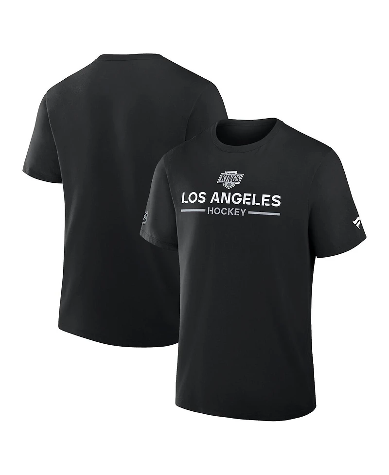 Fanatics Men's Black Los Angeles Kings Authentic Pro Primary T-Shirt