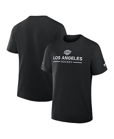 Fanatics Men's Black Los Angeles Kings Authentic Pro Primary T-Shirt