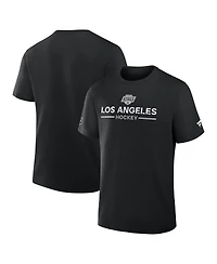 Fanatics Men's Black Los Angeles Kings Authentic Pro Primary T-Shirt