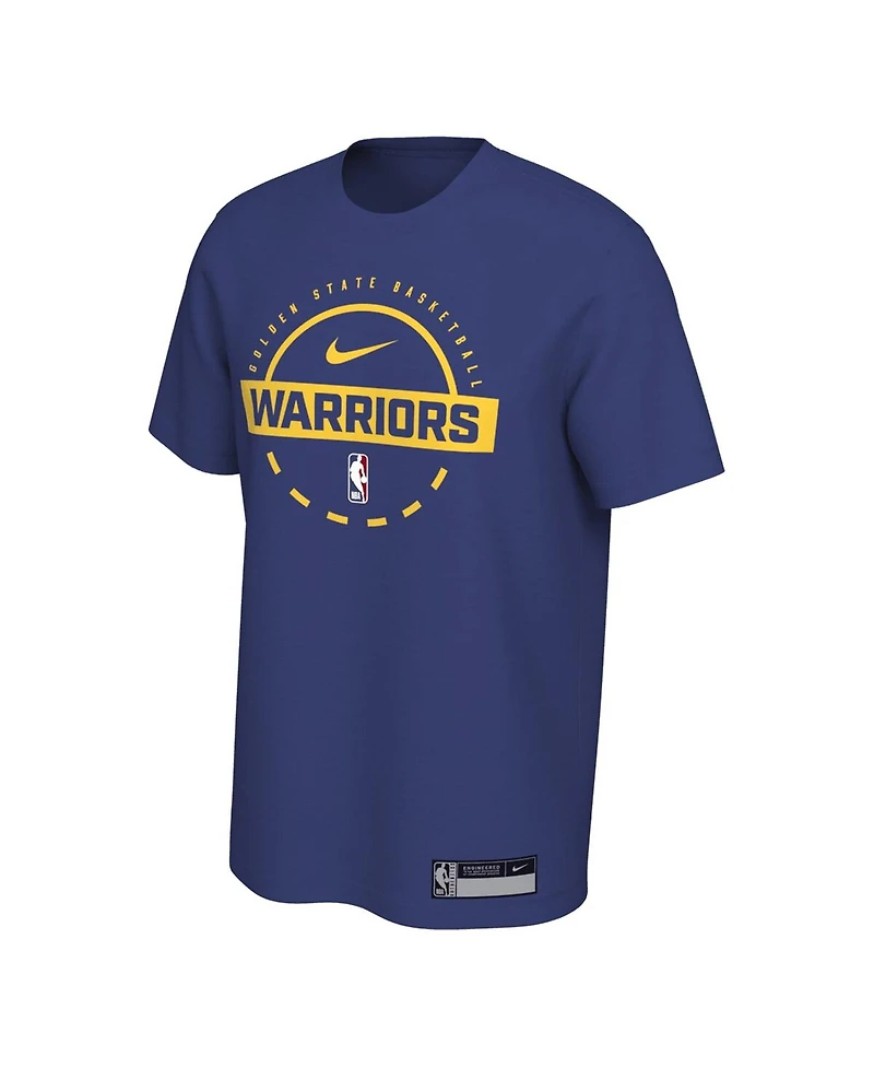 Nike Men's Royal Golden State Warriors 2025/26 On-Court Flare Performance Practice T-Shirt