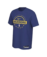 Nike Men's Royal Golden State Warriors 2025/26 On-Court Flare Performance Practice T-Shirt