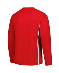 Nike Men's Red Chicago Bulls 2025/26 Authentic Pre-Game Legend Dri-fit Long Sleeve Shooting T-Shirt