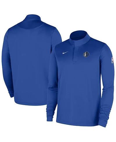 Nike Men's Royal Dallas Mavericks 2025/26 Authentic Coaches Quarter-Zip Dri-Fit Sweatshirt