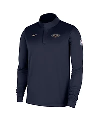 Nike Men's Navy New Orleans Pelicans 2025/26 Authentic Coaches Quarter-Zip Dri-Fit Sweatshirt