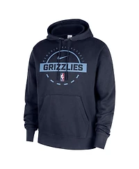 Nike Men's Navy Memphis Grizzlies 2025/26 Authentic Practice Club Pullover Hoodie