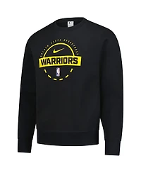 Nike Men's Black Golden State Warriors 2025/26 Authentic Practice Club Sweatshirt
