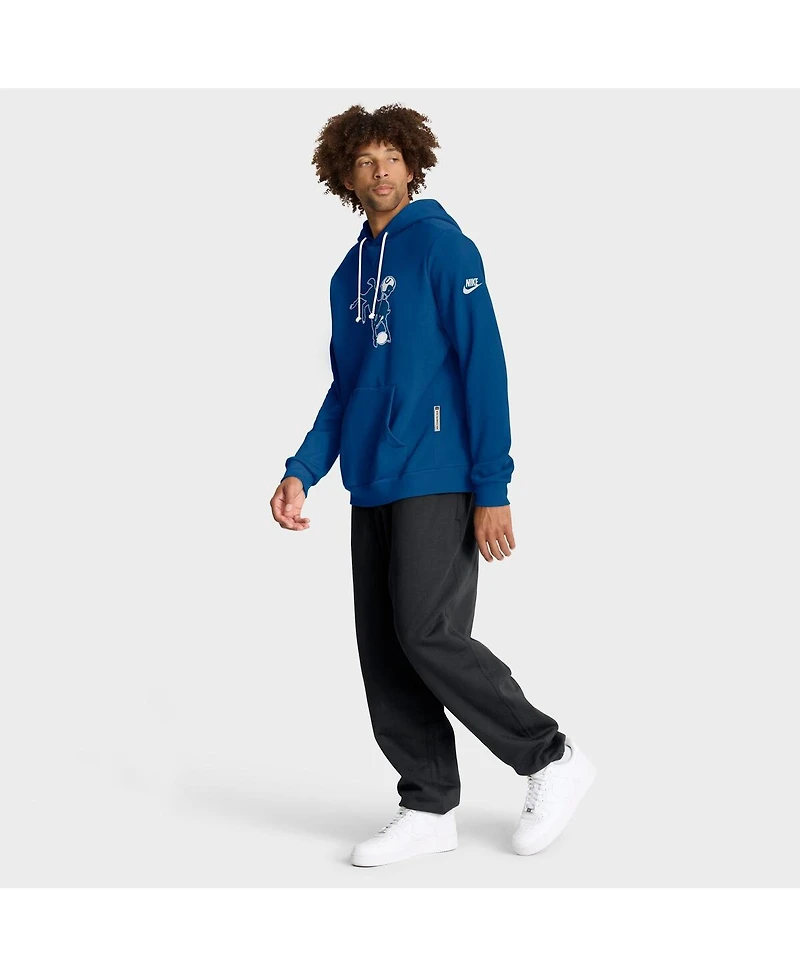 Nike Men's Royal Indianapolis Colts Sideline Standard Issue Alt 2 Dri-fit Hoodie