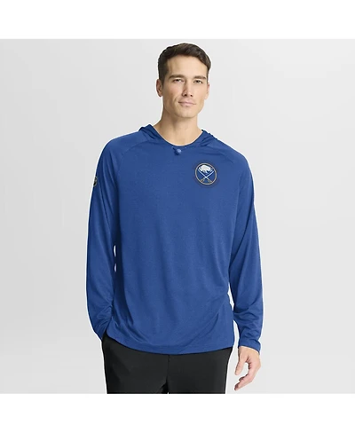 Fanatics Men's Royal Buffalo Sabres Authentic Pro Rink Raglan Hoodie
