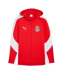 Puma Men's Red Chivas Evostripe Full-Zip Hoodie