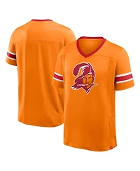 Fanatics Men's Orange Tampa Bay Buccaneers Hometown Premium Hashmark V-Neck T-Shirt