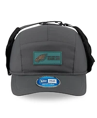 New Era Men's Charcoal Philadelphia Eagles 2025 Sideline Cold Weather Runner Dog Ear Adjustable Hat