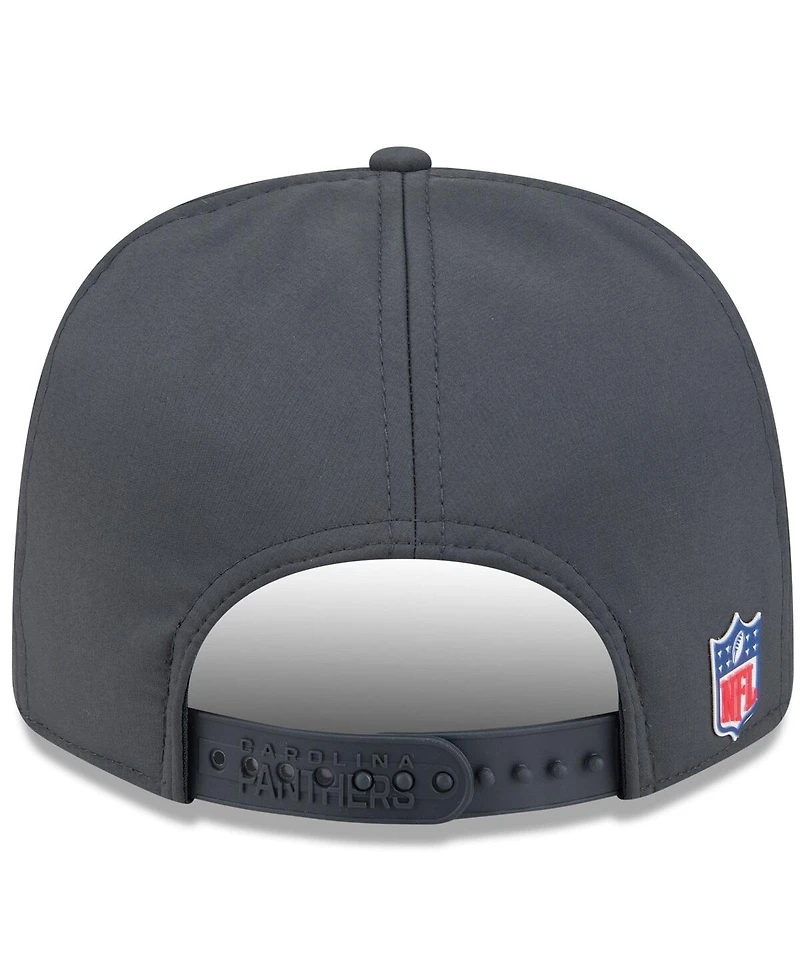 New Era Men's Charcoal Carolina Panthers 2025 Sideline Cold Weather 9SEVENTY Adjustable Hat
