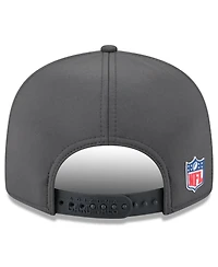 New Era Men's Charcoal Arizona Cardinals 2025 Sideline Cold Weather Split Panel 9FIFTY Snapback Hat